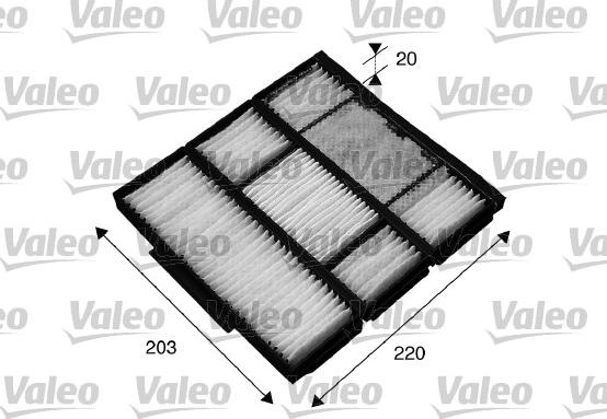 Valeo 715565 - Filtar, zrak unutarnjeg prostora parts5.com