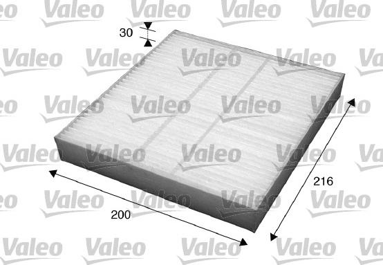 Valeo 715560 - Filtro, aire habitáculo parts5.com