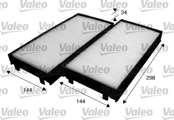 Valeo 715583 - Filtro, aire habitáculo parts5.com