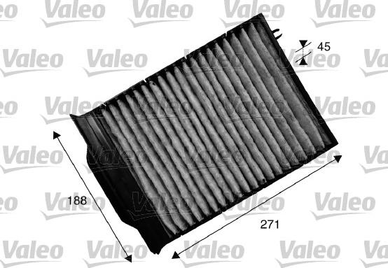 Valeo 715539 - Szűrő, utastér levegő parts5.com