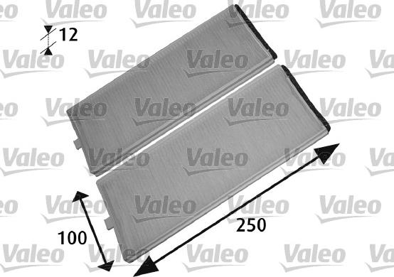 Valeo 715525 - Filter,salongiõhk parts5.com