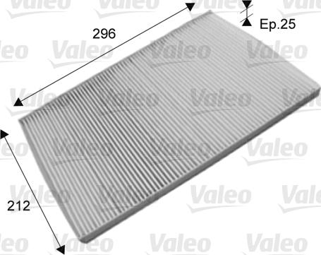 Valeo 715573 - Filtro, aire habitáculo parts5.com