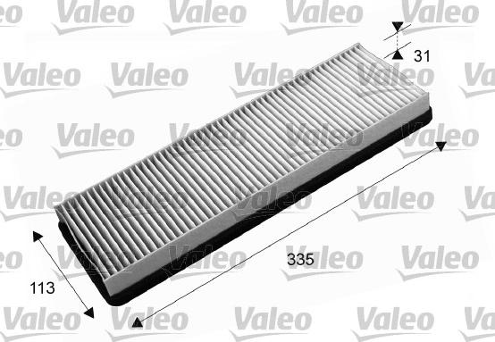 Valeo 715646 - Filtr, wentylacja przestrzeni pasażerskiej parts5.com