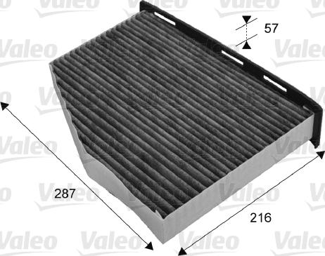 Valeo 715665 - Filtro, aire habitáculo parts5.com