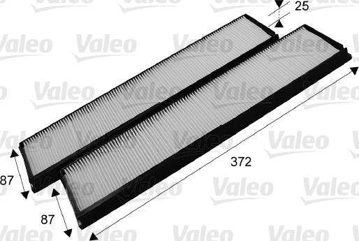 Valeo 715684 - Filtro, aire habitáculo parts5.com