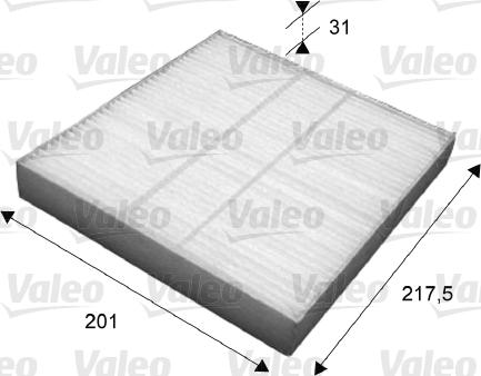 Valeo 715631 - Филтър купе (поленов филтър) parts5.com