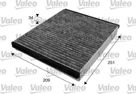 Valeo 715628 - Suodatin, sisäilma parts5.com