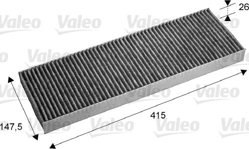 Valeo 715675 - Filtro, aire habitáculo parts5.com