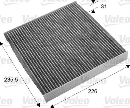 Valeo 715678 - Filtar, zrak unutarnjeg prostora parts5.com