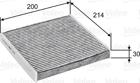 Valeo 715747 - Suodatin, sisäilma parts5.com