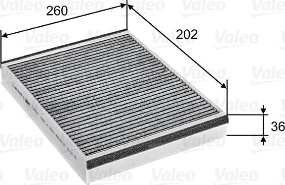 Valeo 715757 - Suodatin, sisäilma parts5.com