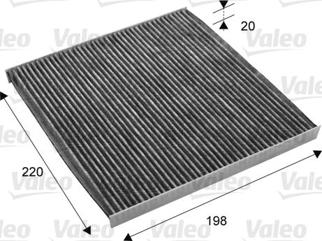 Valeo 715701 - Szűrő, utastér levegő parts5.com