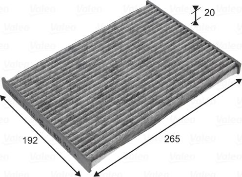 Valeo 715732 - Filtru, aer habitaclu parts5.com