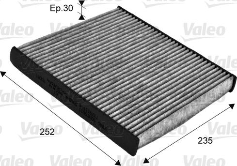 Valeo 715720 - Filtre, kabin havası parts5.com