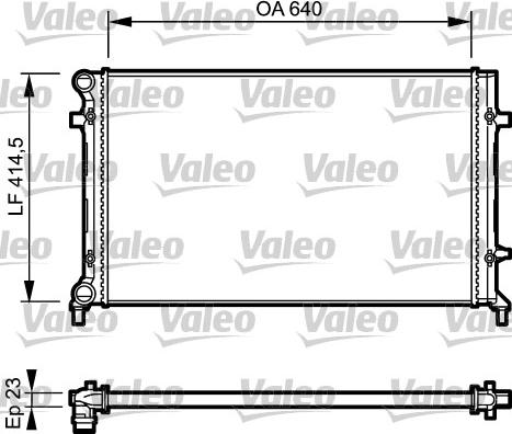 Valeo 734332 - Radiador, refrigeración del motor parts5.com