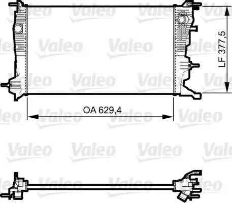 Valeo 735607 - Radiator, engine cooling parts5.com