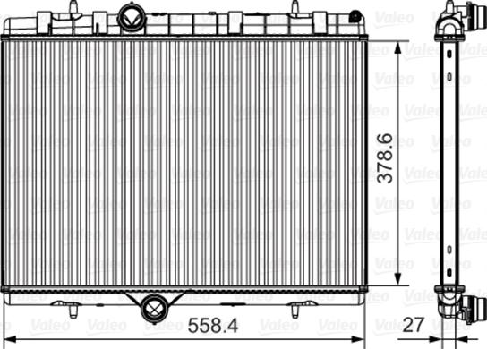 Valeo 735630 - Radiator, engine cooling parts5.com