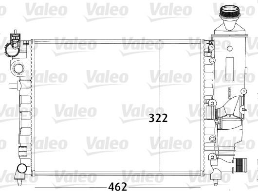 Valeo 731498 - Radiador, refrigeración del motor parts5.com