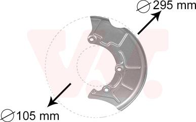 Van Wezel 5888371 - Splash Panel, guard, brake disc parts5.com