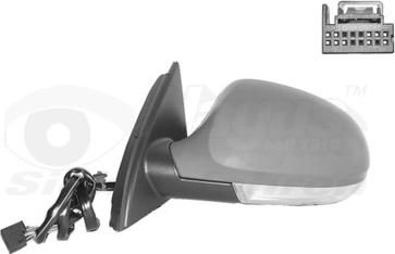 Van Wezel 5839807 - Outside Mirror parts5.com