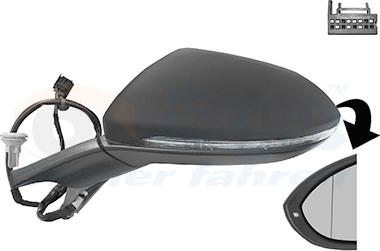 Van Wezel 5766805 - Outside Mirror parts5.com