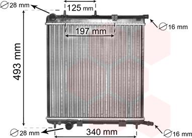 Van Wezel 09002188 - Radiador, refrigeración del motor parts5.com