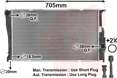 Van Wezel 06002293 - Radiador, refrigeración del motor parts5.com