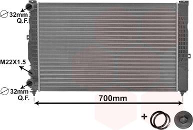 Van Wezel 03002123 - Radiador, refrigeración del motor parts5.com