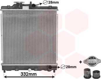 Van Wezel 25002031 - Radiateur, refroidissement du moteur parts5.com