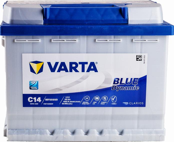 Varta 5564000483122 - Batería de arranque parts5.com