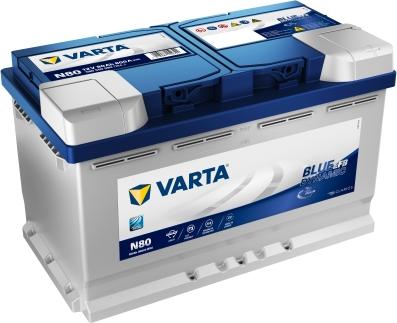 Varta 580500080D842 - Стартерная аккумуляторная батарея, АКБ parts5.com