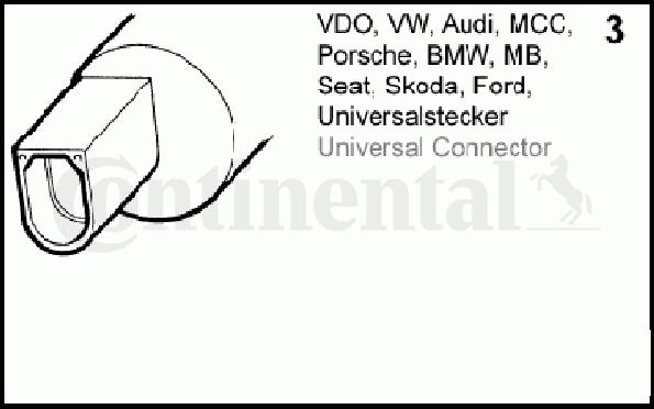 VDO 246-086-001-002Z - Vodní čerpadlo ostřikovače, čištění světlometu parts5.com