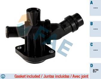 VERNET TH7068.87J - Termostat,lichid racire parts5.com