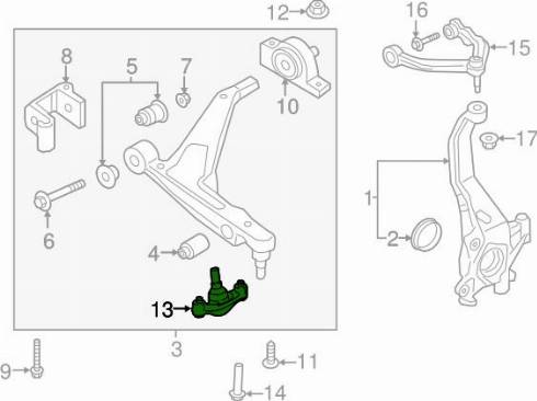 Volvo 32 221 192 - Articulatie sarcina / ghidare parts5.com