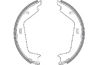 Volvo 274504 - Brake Shoe Set, parking brake parts5.com