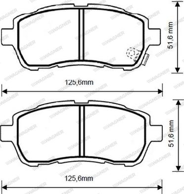 FORD 2 614 604 - Brake Pad Set, disc brake parts5.com