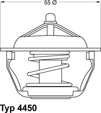 WAHLER 445089D - Termostat,lichid racire parts5.com