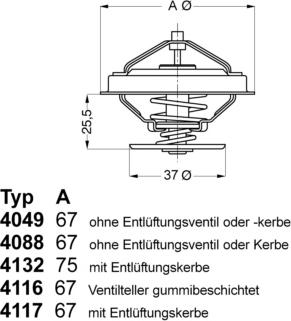 WAHLER 4116.87D1 - Термостат, охладителна течност parts5.com