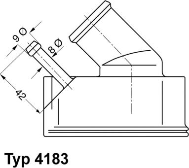 WAHLER 4183.92D - Termostato, refrigerante parts5.com