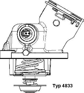 WAHLER 4833.100D - Termometar, rashladno sredstvo parts5.com