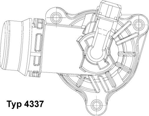 WAHLER 4337.105D - Termostato, refrigerante parts5.com