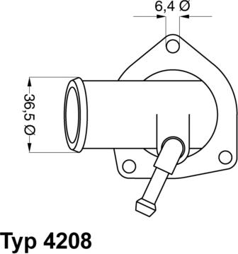 WAHLER 4208.92D - Termostaat,Jahutusvedelik parts5.com