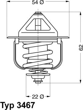 WAHLER 346785D - Termostat,lichid racire parts5.com