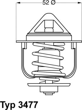 WAHLER 347788D - Termostato, refrigerante parts5.com