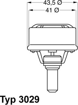 WAHLER 3029.89 - Termostat, rashladna tečnost parts5.com