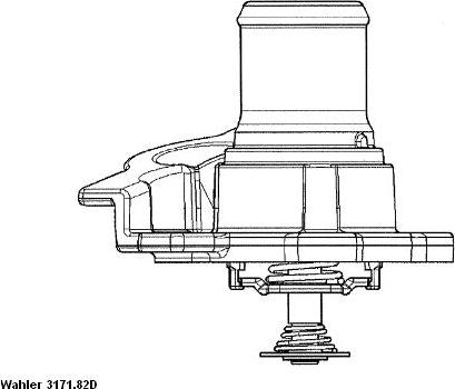 WAHLER 3171.82D - Thermostat d'eau parts5.com