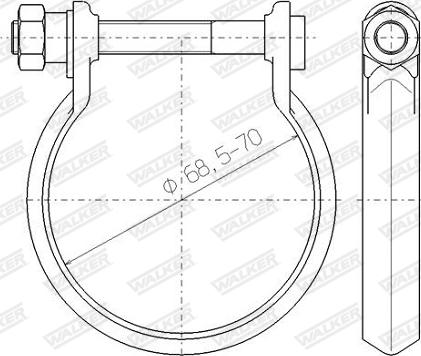 Walker 80438 - Rohrverbinder, Abgasanlage parts5.com