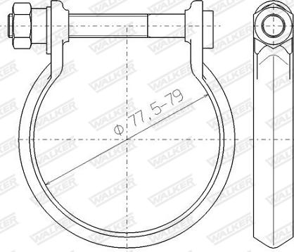 Walker 80477 - Toruühendus,väljalaskesüsteem parts5.com