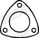 Walker 80552 - Gasket, exhaust pipe parts5.com