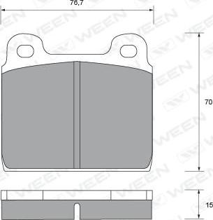 Mercedes-Benz N0005862942 - Komplet kočnih obloga, disk kočnica parts5.com